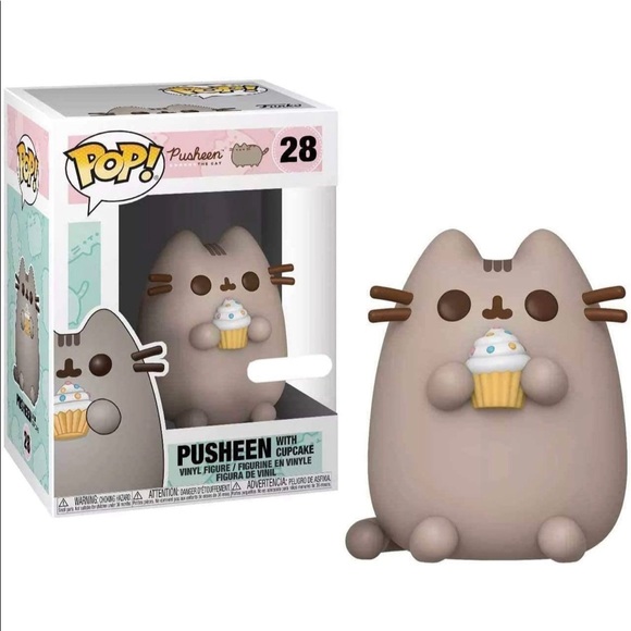 NIB! 🆕 PUSHEEN with Cupcake Funko Pop #28